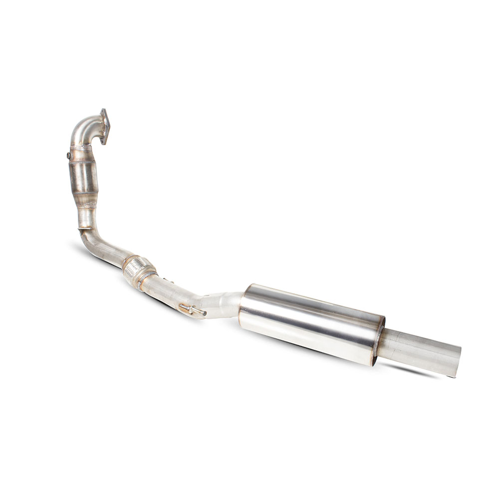 Scorpion Downpipe with High Flow Sports Catalyst (Resonated) for VW Polo Mk 5 (6R/6C)